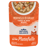 Natural Balance Platefulls Cat Food Indoor Turkey & Duck Formula in Gravy 85g