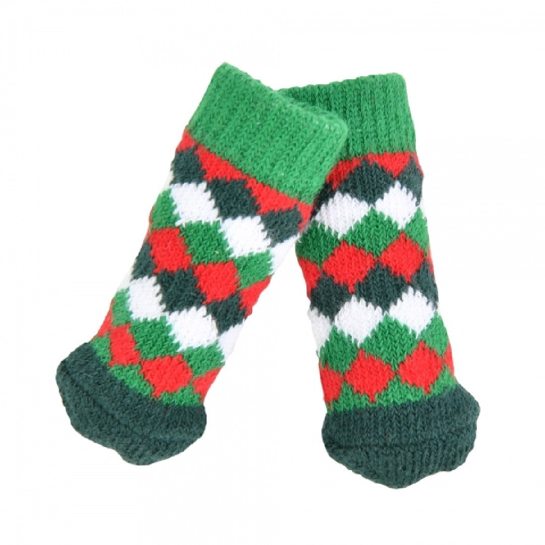 Olchi Green Harlequin Sock Medium