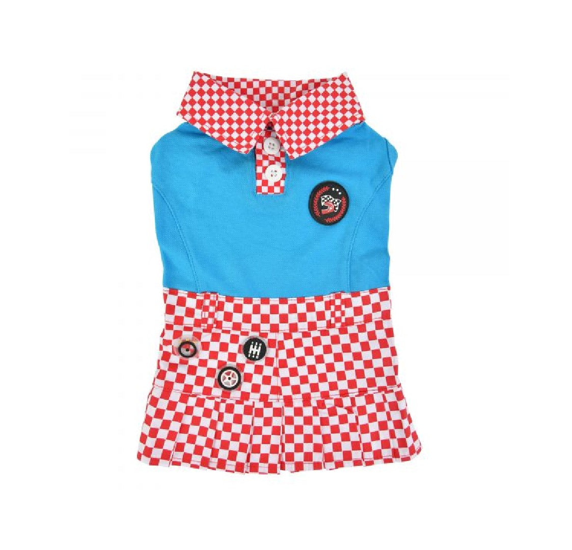 Puppia Abby Dress Sky Blue Small