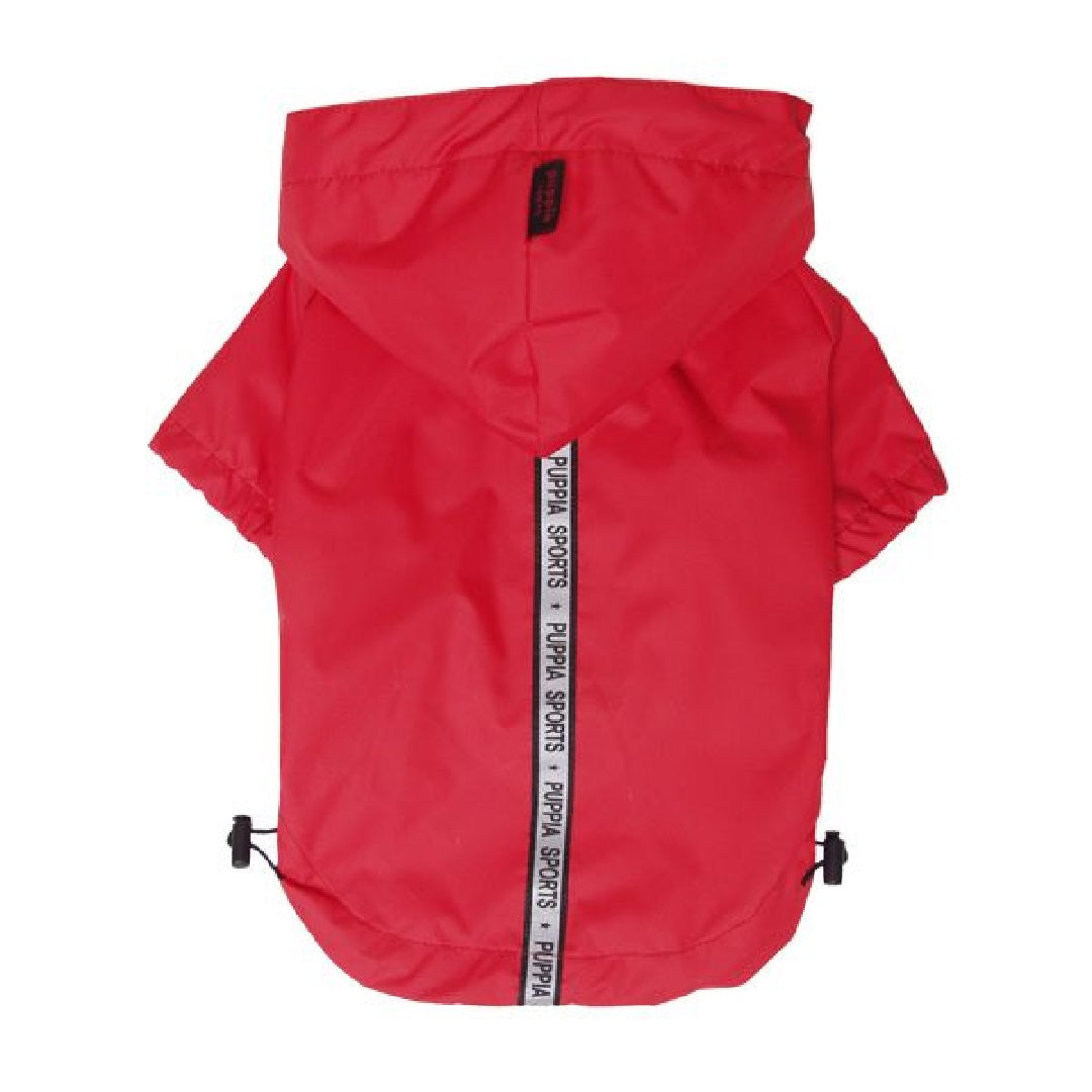 Puppia Base Jumper Raincoat Red Small