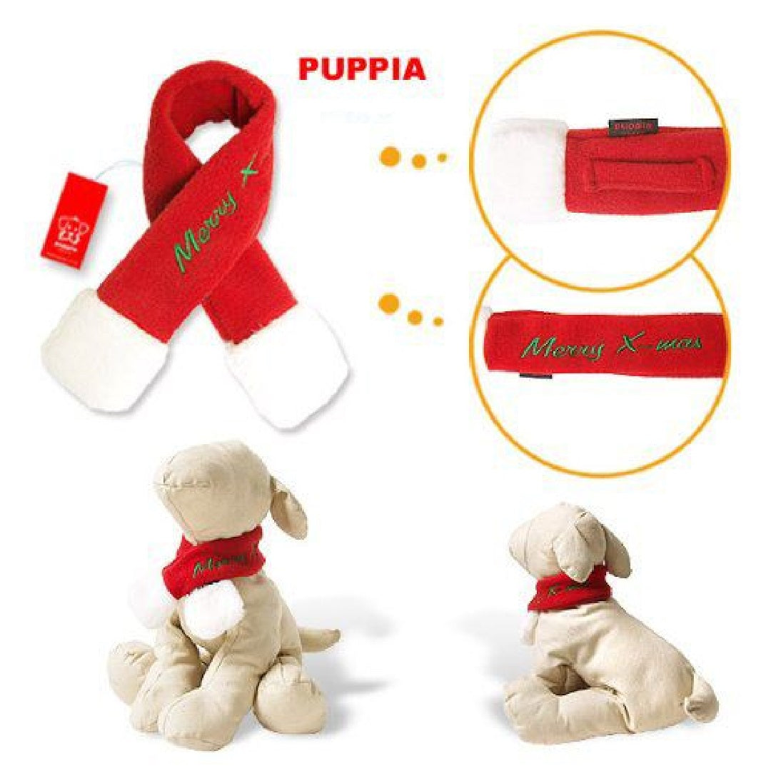 Puppia Santa's Scarf Red Small