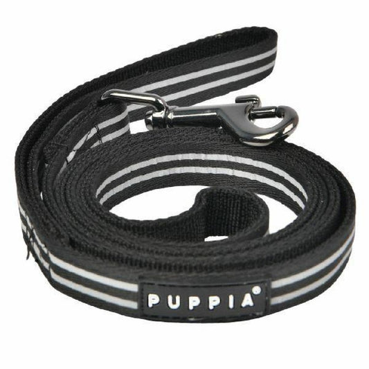Puppia Reflective Leash Black Medium