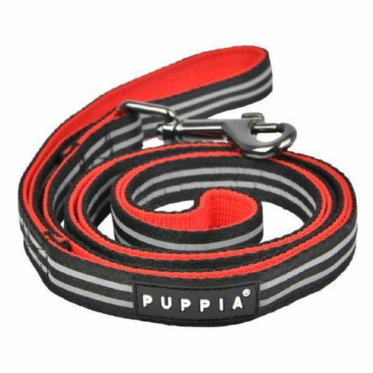 Puppia Reflective Leash Red Medium