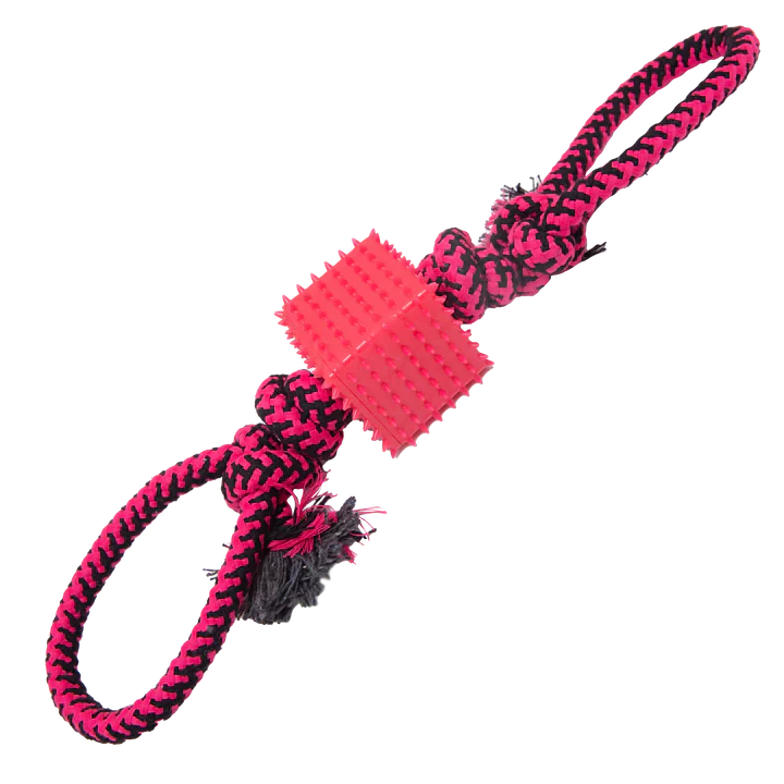 Snugarooz Rope Toy Baby Tug n Cube 16-inch