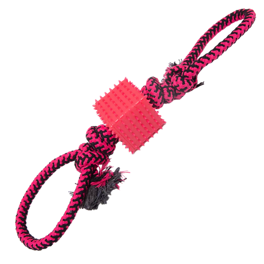 Snugarooz Rope Toy Baby Tug n Cube 16-inch