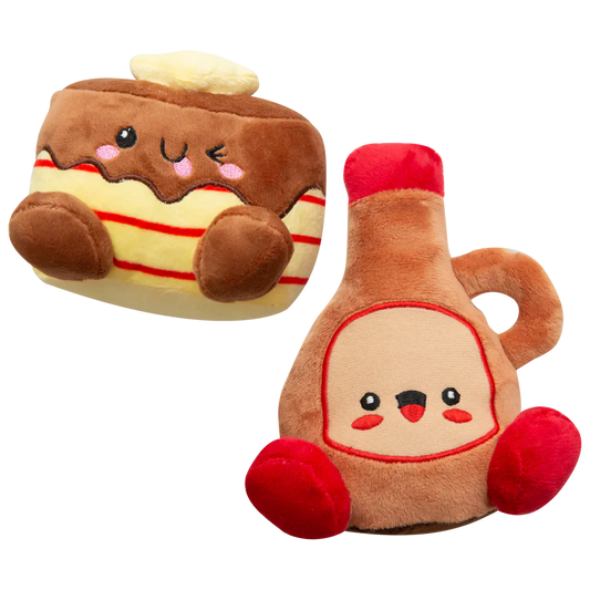 Snugarooz Buddies Plush Toys Pancake n Syrup 2-pc