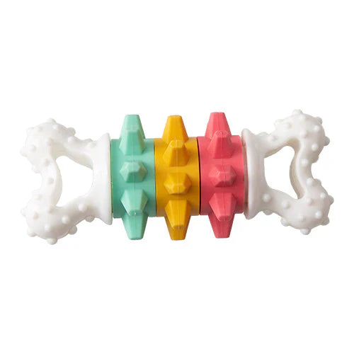 Snugarooz Noisy Bone Chew Toy Twist Shake