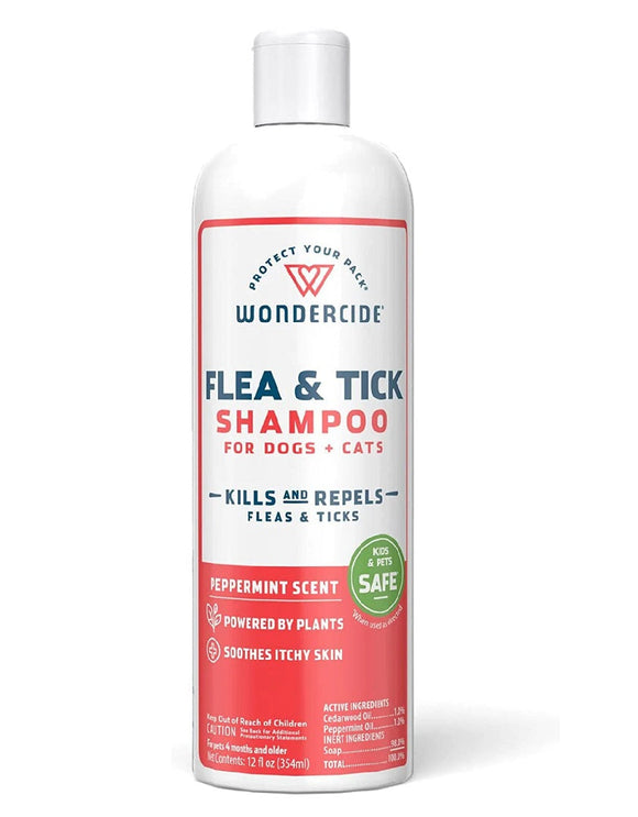 Wondercide Flea And Tick Shampoo Peppermint 12oz Bow Wow wondercide-flea-and-tick-shampoo-peppermint-12oz-bow-wow