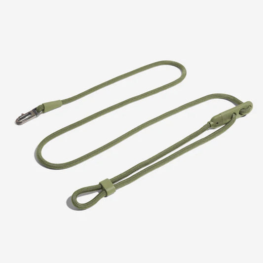 Zee Dog Leash Hands-Free Army Green