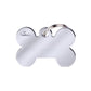 My Family Basic Chrome Small Bone Pet ID Tag