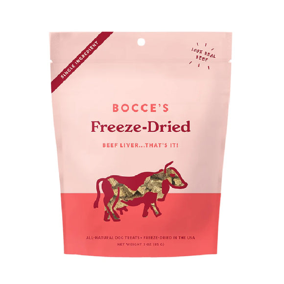 Bocce's Bakery Freeze Dried Beef Liver Dog Treats 85g