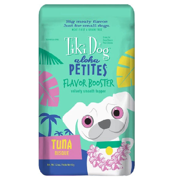 Tiki Dog Pouch Aloha Petites Flavor Booster Bisque Tuna 43g