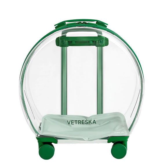 Vetreska Bubble Pet Carrier Green & Transparent