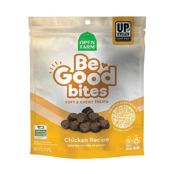 Open Farm Be Good Bites Chicken Recipe Dog Treats 170g