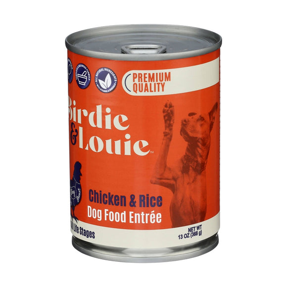 Birdie & Louie Chicken and Rice Dog Food 368g