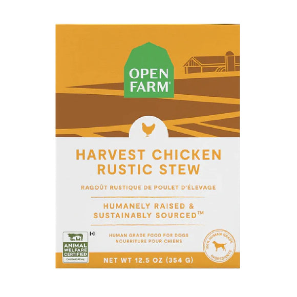 Open Farm Harvest Chicken Rustic Stew Wet Dog Food 354g