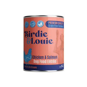 Birdie & Louie Chicken and Salmon Dog Food 368g