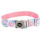 Coastal Pet Sublime Tie Die Arrow Pink Dog Collar 12-18in