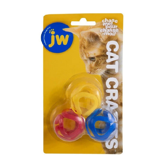 JW Pet Cat Toy Crazies 3 pack
