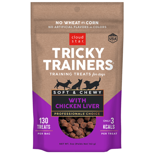 Cloud Star Tricky Trainers Soft & Chewy Chicken Liver 142g