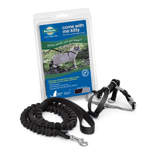 Petsafe Harness Bungee Leash Black Large