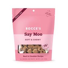 Bocce's Dog Treats Chewy Say Moo 170g