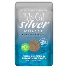 Tiki Cat Senior Mousse Chicken and Pumpkin 80g