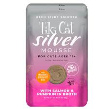 Tiki Cat Pouch Mousse Senior Salmon 80g