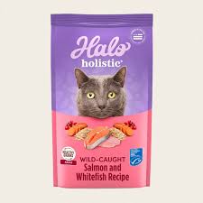 Halo Holistic Wild Salmon & Whitefish Recipe Adult Dry Cat Food 3lb