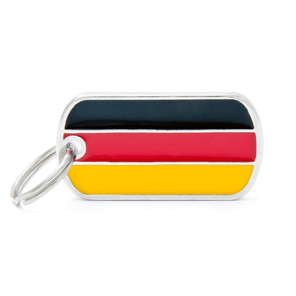 My Family Flags Germany Pet ID Tag