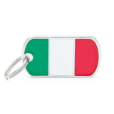 My Family Flags Italy Pet ID Tag