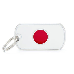 My Family Flags Japan Pet ID Tag