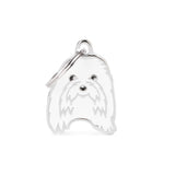 My Family Friends Maltese Pet ID Tag