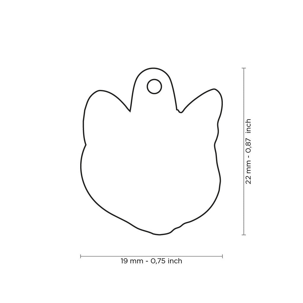 My Family Friends Red European Shorthair Pet ID Tag