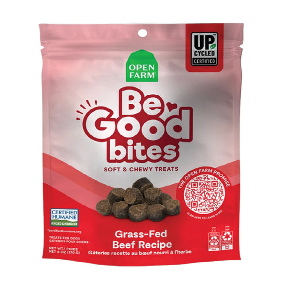 Open Farm Be Good Bites Beef Recipe Dog Treats 170g