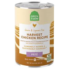 Open Farm Grain-free Chicken & Grass-Fed Beef Pate Canned Dog Food 354g