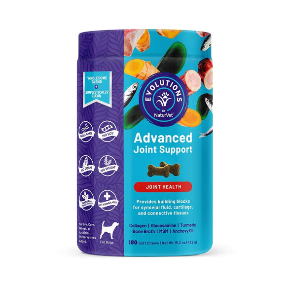 Naturvet Evolutions Advanced Joint Support for Dogs 90 Soft Chews