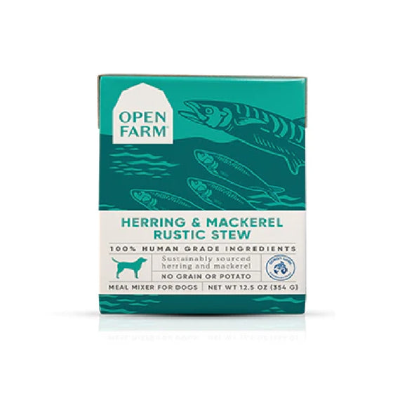 Open Farm Herring & Mackerel Rustic Stew Wet Dog Food 354g