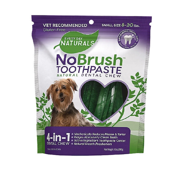 Everyday Naturals No Brush Natural Dental Chew Small 283g