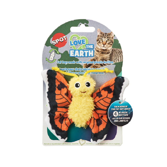 Spot Love the Earth Butterfly Assorted Cat Toy