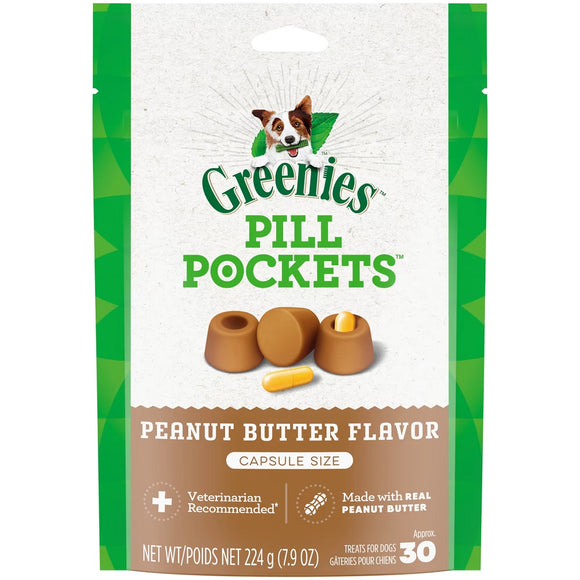 Greenies Pill Pockets Peanut Butter Capsule 224g