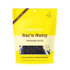 Bocce's Dog Treats Training Bites Bac'N Nutty 170g