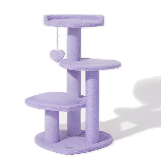 Vetreska Heartpurple Cat Climber 4 Platforms