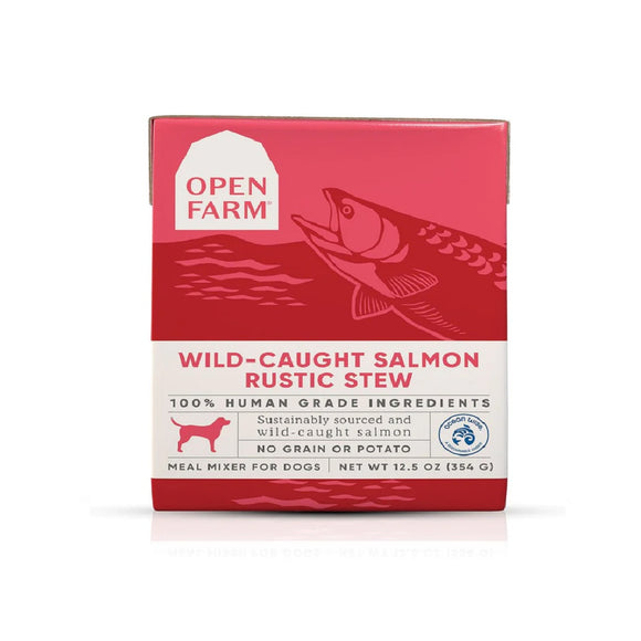 Open Farm Wild Caught Salmon Rustic Stew Wet Dog Food 354g