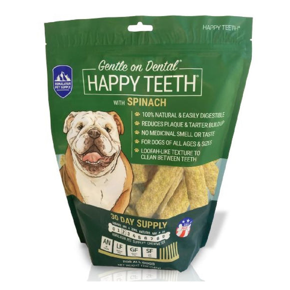 Himalayan Dog Chew Happy Teeth Spinach 340g