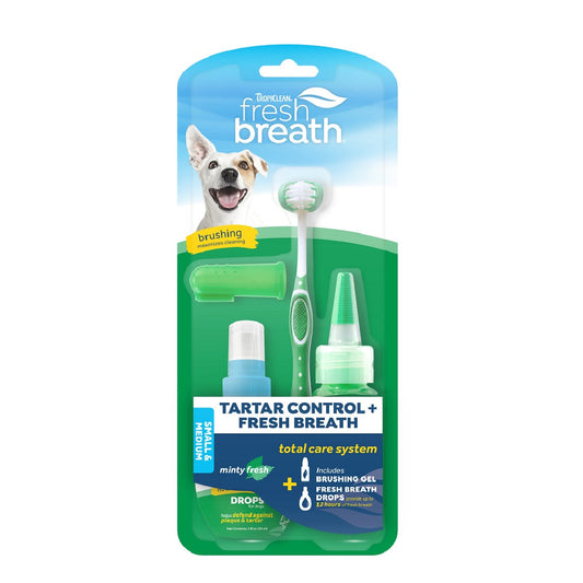 Tropiclean Fresh Breath Total Care Kit for Dogs Small/Medium