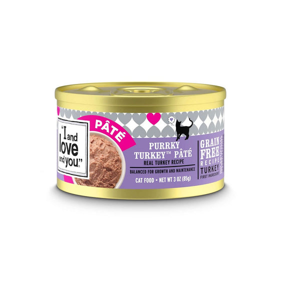 I and Love and You Cat Canned Food Purrky Turkey 85g