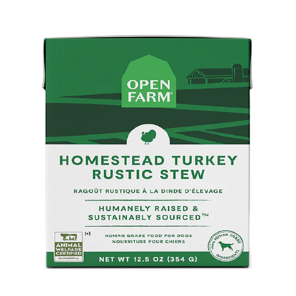 Open Farm Homestead Turkey Rustic Stew Wet Dog Food 354g