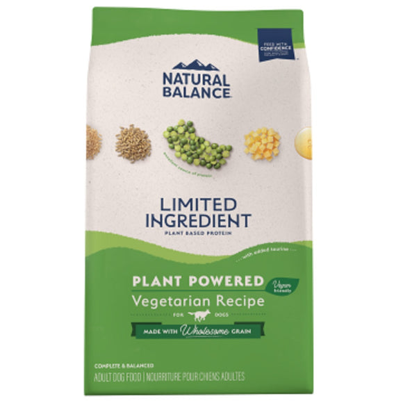 Natural Balance Dry Dog Food Vegetarian Recipe 12lbs