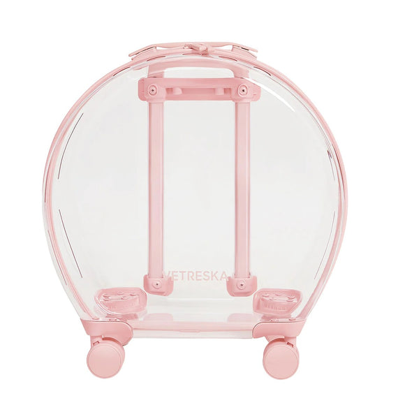 Vetreska Bubble Pet Carrier Pink & Transparent